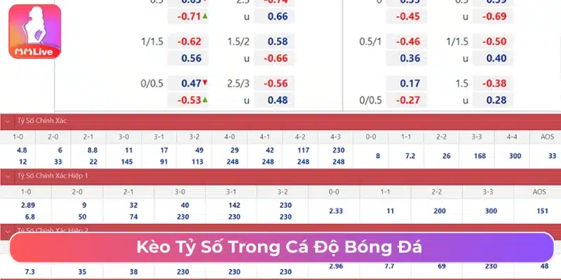 Cá cược kèo tỷ số