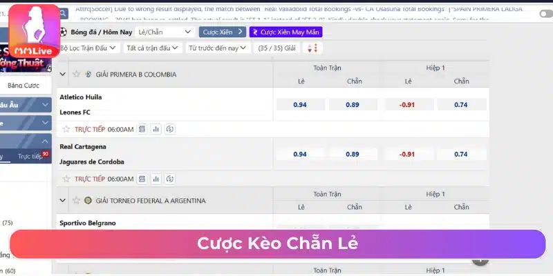 Kèo chẵn lẻ