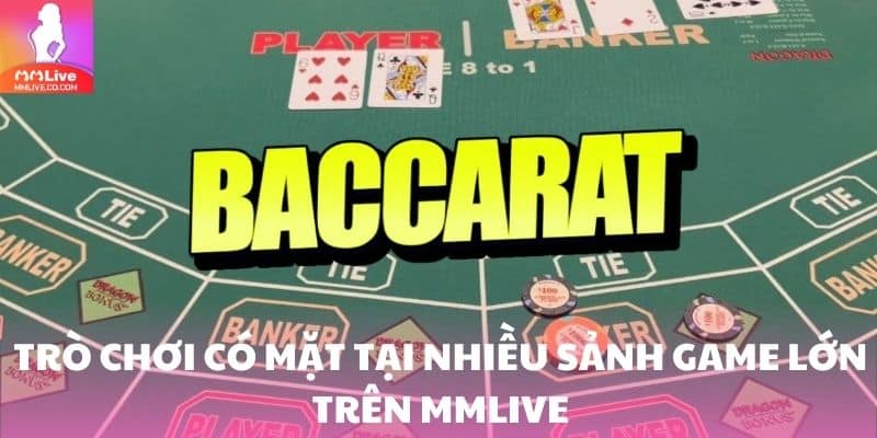Trò chơi có mặt tại nhiều sảnh game lớn trên MMlive