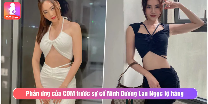 Cộng đồng mạng phản ứng ra sao trước sự cố Ninh Dương Lan Ngọc lộ hàng?