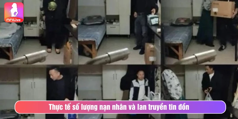 Thực tế số lượng nạn nhân và sự lan truyền tin đồn